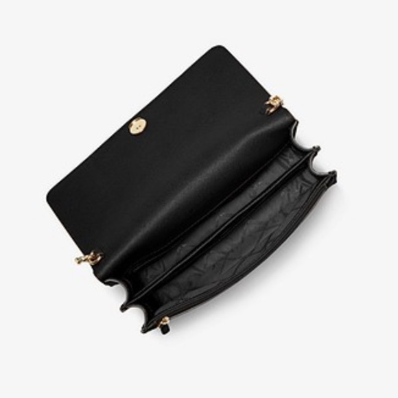 MICHAEL KORS Large Black Crossbody Bag - Saffiano Leather - Picture 3 of 6